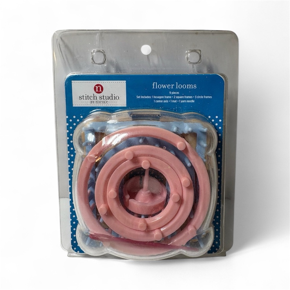 Nicole Flower Looms Set - Pink and Blue